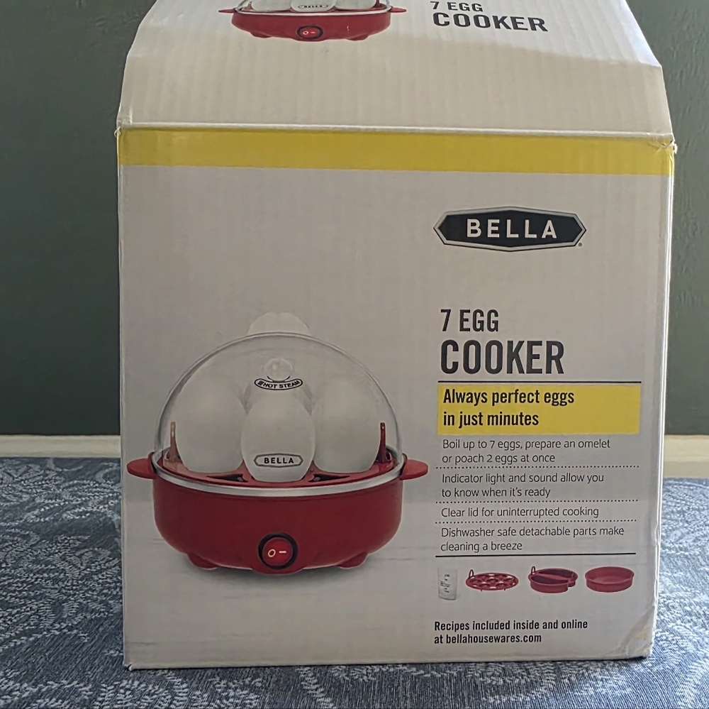 Bella Red Egg Cooker